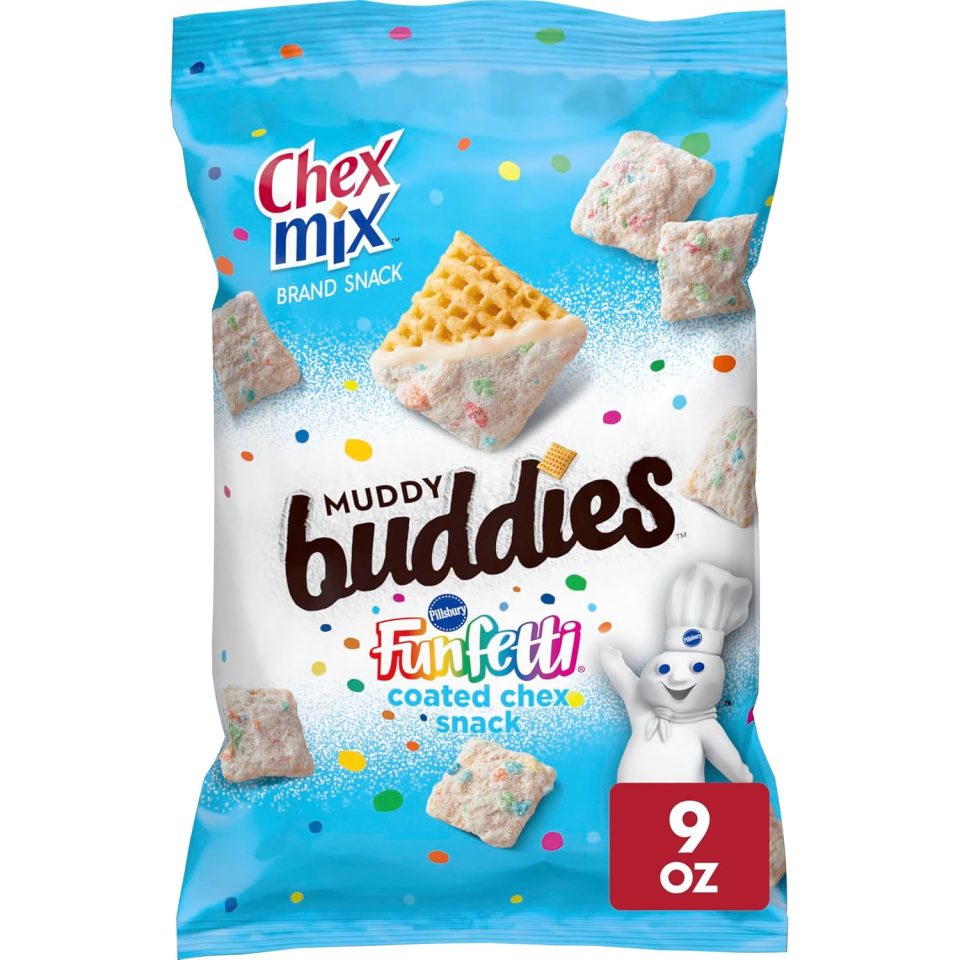 Chex Mix Muddy Buddies Funfetti Snack Mix. 9 oz