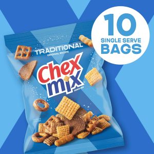 Chex Mix Snack Mix. Traditional Original Recipe. Multipack. Pub Mix Snack Bags.  17.5 oz