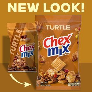 Chex Mix Cheddar Snack Mix. Indulgent Snack Bag. 8 oz