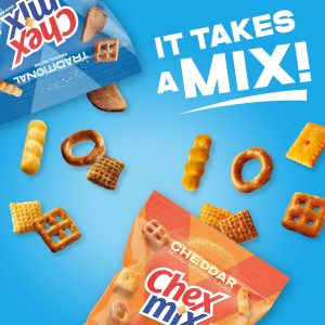 Classic Mix Snack Variety Pack. Bugles Original and Nacho Cheese. Gardetto’s Original Recipe. Chex Mix Traditional and Cheddar. 20 Ct. 28 oz