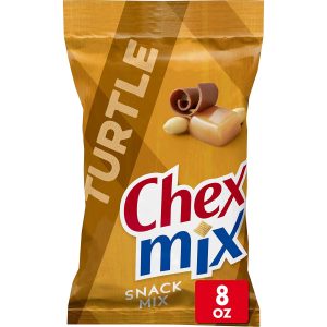 Chex Mix Turtle Snack Mix. Indulgent Snack Bag. 8 oz