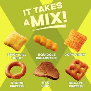 Chex Mix Spicy Dill Savory Snack Mix. Family Size. Snack Bag. 13.5 oz