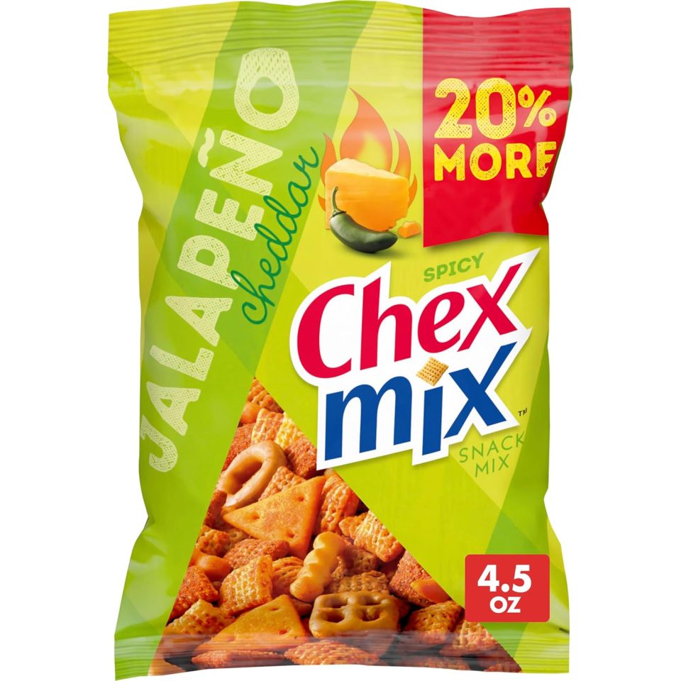Chex Mix Spicy Jalapeno Cheddar Snack Mix. 4.5 OZ