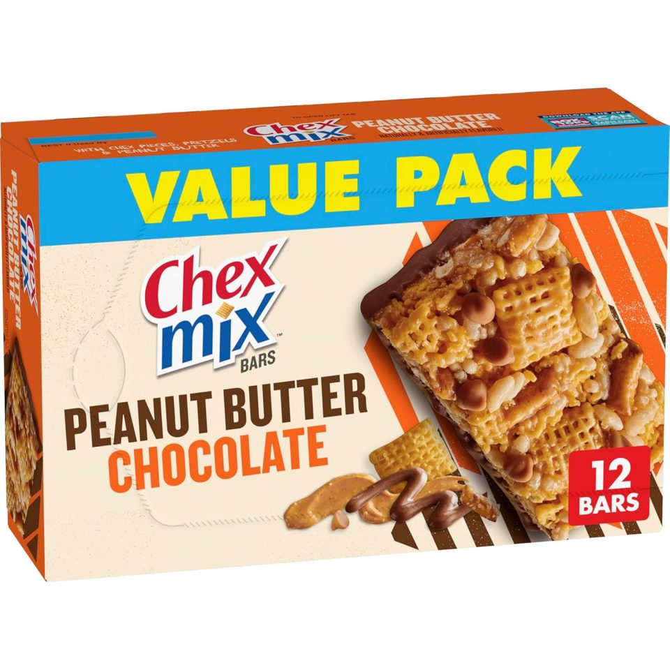 Chex Mix Peanut Butter Chocolate Flavored Treat Bar. Value Pack. 12 Bars. 13.56 oz