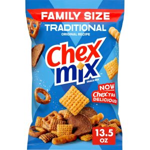 Chex Mix Traditional Original Recipe Snack Mix. Snacks. Family Size. 13.5 oz