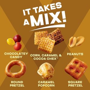 Chex Mix Cheddar Snack Mix. Indulgent Snack Bag. 8 oz