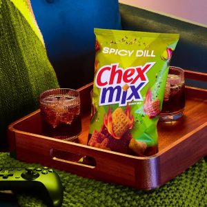 Chex Mix Spicy Dill Savory Snack Mix. Family Size. Snack Bag. 13.5 oz