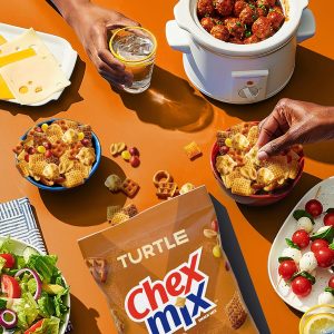 Chex Mix Cheddar Snack Mix. Indulgent Snack Bag. 8 oz