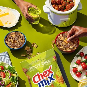 Chex Mix Spicy Dill Savory Snack Mix. Family Size. Snack Bag. 13.5 oz