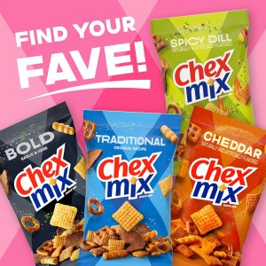 Simply Chex Strawberry Cr??me Flavored Snack Mix. Family Size. 13.5 oz