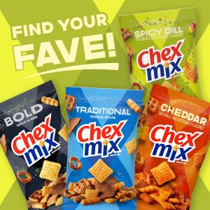 Chex Mix Spicy Dill Savory Snack Mix. Family Size. Snack Bag. 13.5 oz