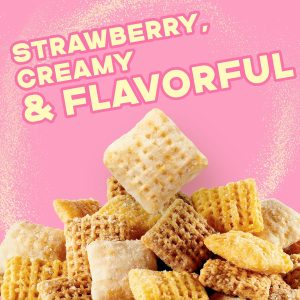 Simply Chex Strawberry Cr??me Flavored Snack Mix. Family Size. 13.5 oz